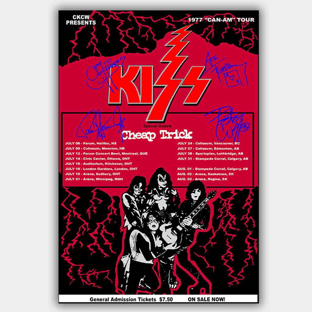 kiss cheap trick 1976 tour