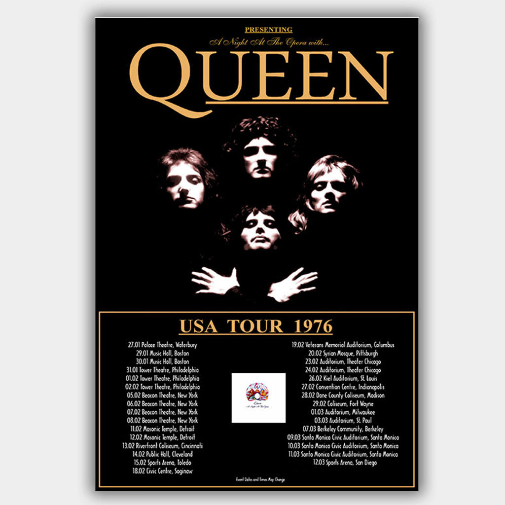 queen concert poster
