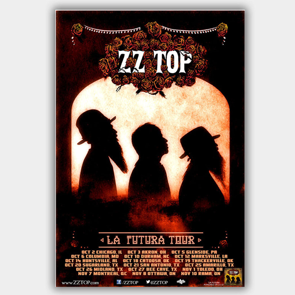 ZZ Top (2012) - Concert Poster - 13 x 19 inches